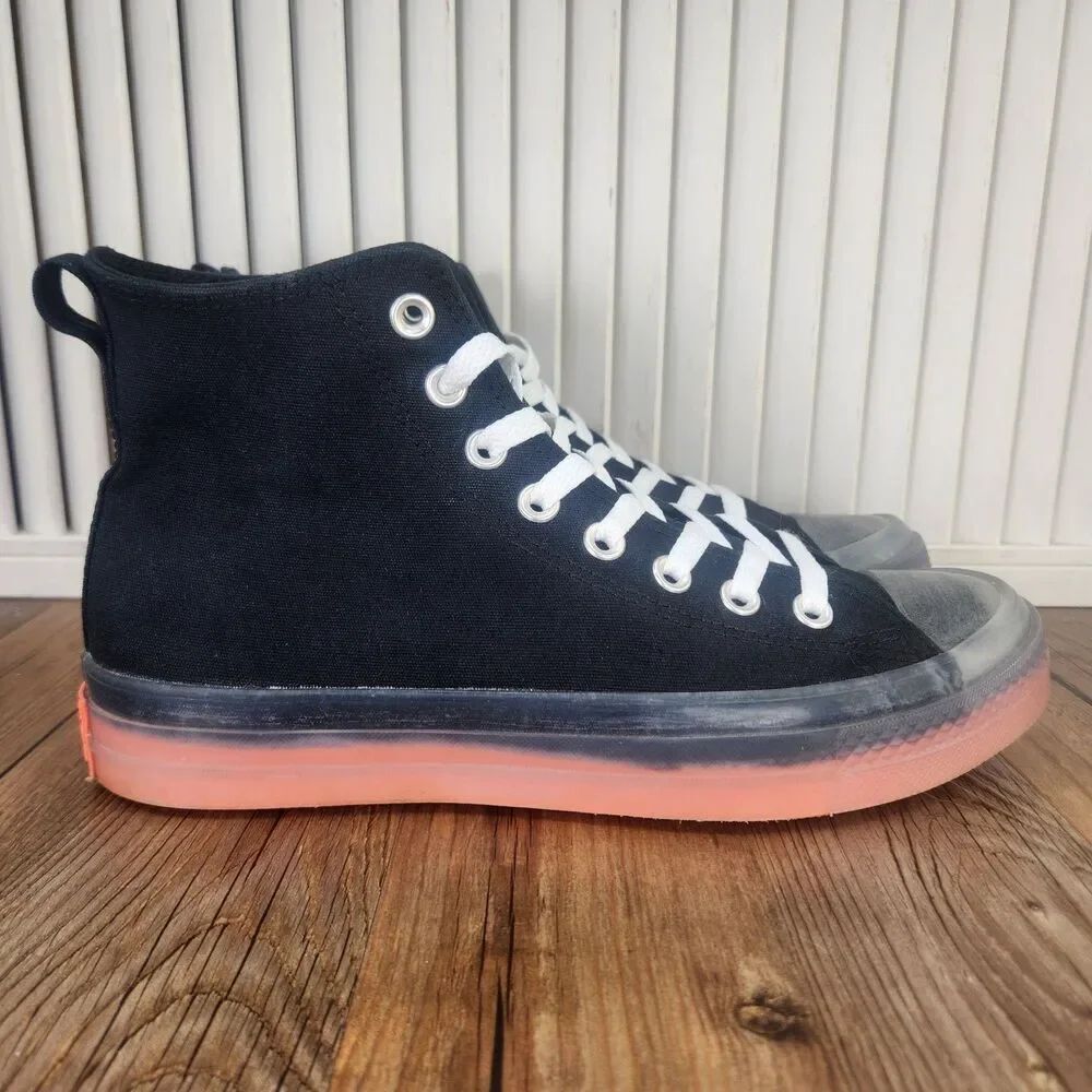 Converse CTAS CX High Womens Size 9.5 Black Wild Mango Sneakers Shoes 167809C